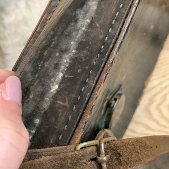 Vintage Eastman Kodak Co Leather Case For No. 3 A Folding Pocket Kodak Camera - Picture 9 of 17